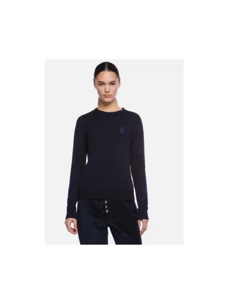 Sweter Dondup wełniany niebieski