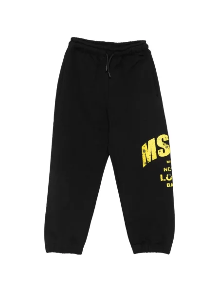 Spodnie dziecięce Msgm czarne