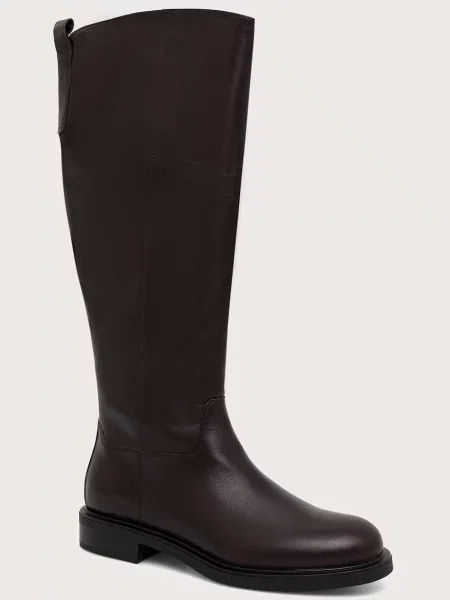 Vagabond Shoemakers kozačky nad kolena kožené FREYA hnědé