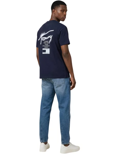 Majica Tommy Hilfiger Jeans modra