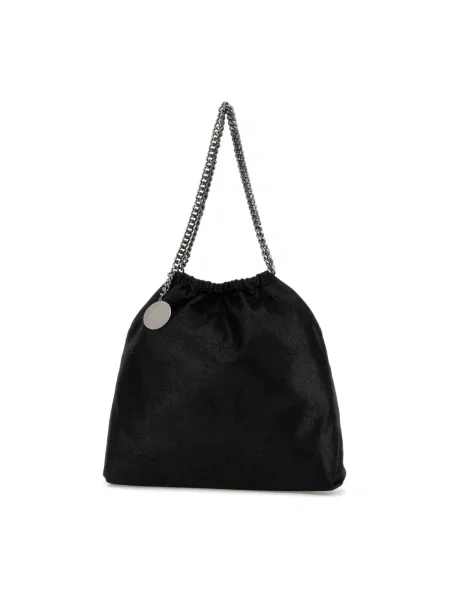 Torebka Stella Mccartney ze sznurkiem czarna