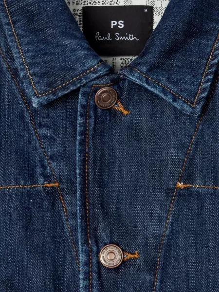 Geacă de blugi Ps Paul Smith albastru