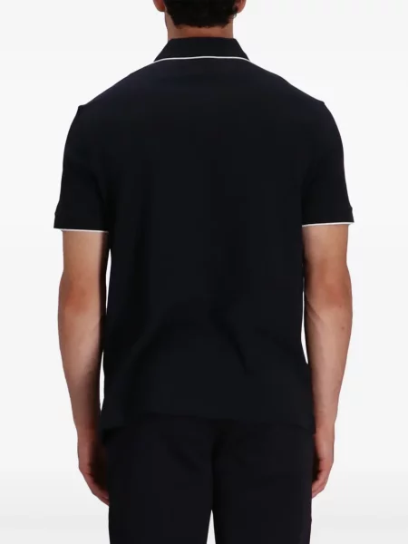 Gulerat tricou polo Armani Exchange albastru
