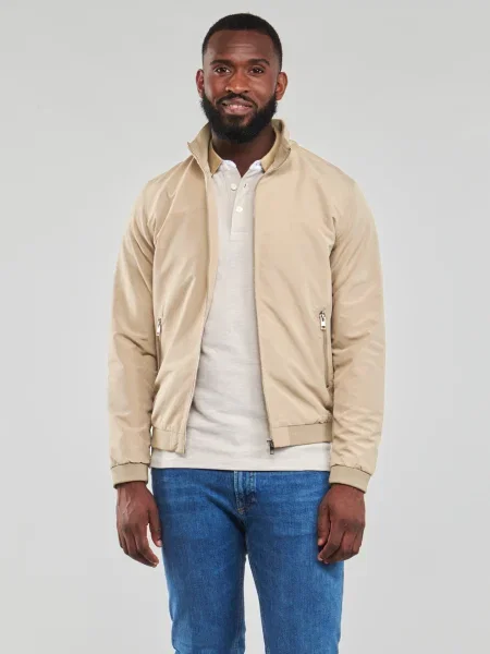 Oblečenie Jack & Jones JJERUSH HARRINGTON BOMBER béžová