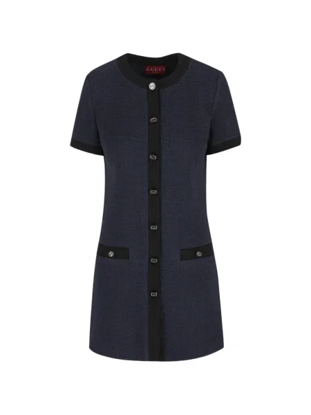 Mała mały sukienka mini Gucci garniturowa niebieska