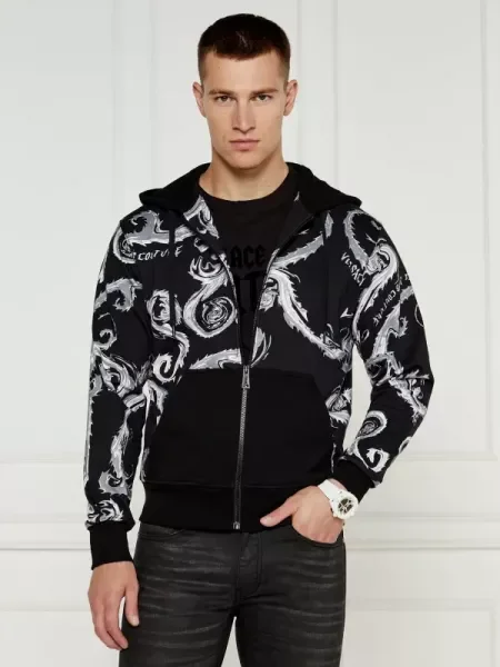 Versace Jeans Couture Hanorac negru