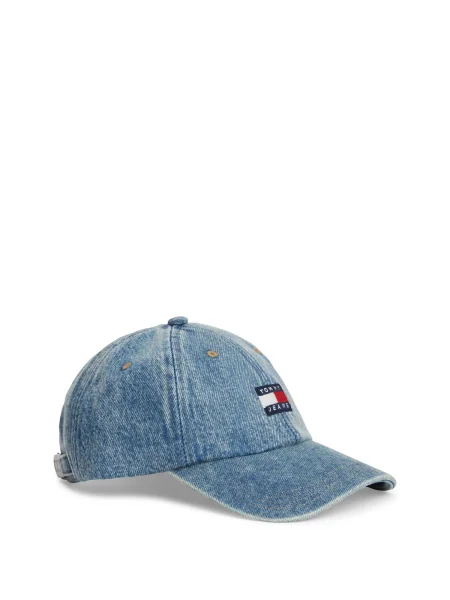 Tommy Jeans kapa s šiltom modra