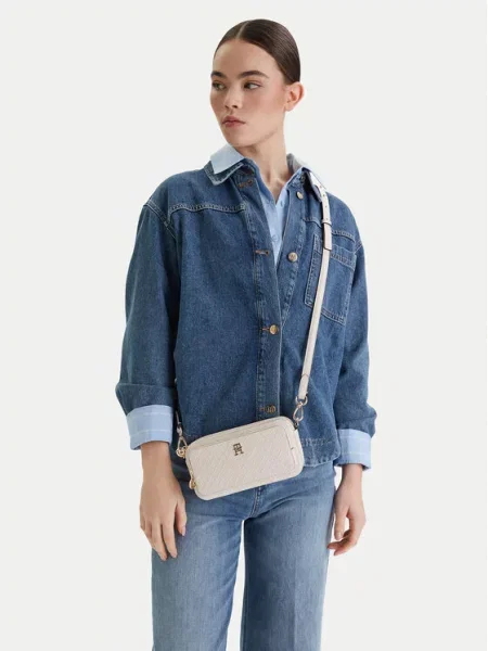 Torebka Tommy Hilfiger beżowa
