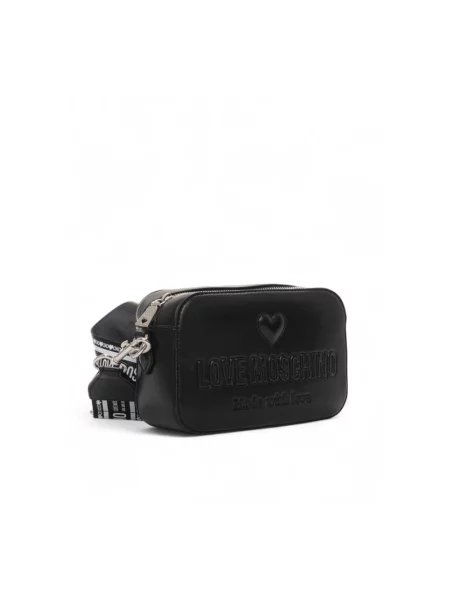 Torebka Love Moschino z logo czarna