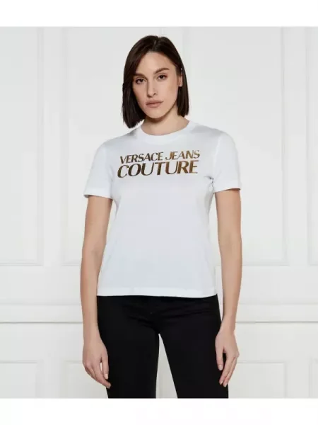 Tricou Versace Jeans Couture alb