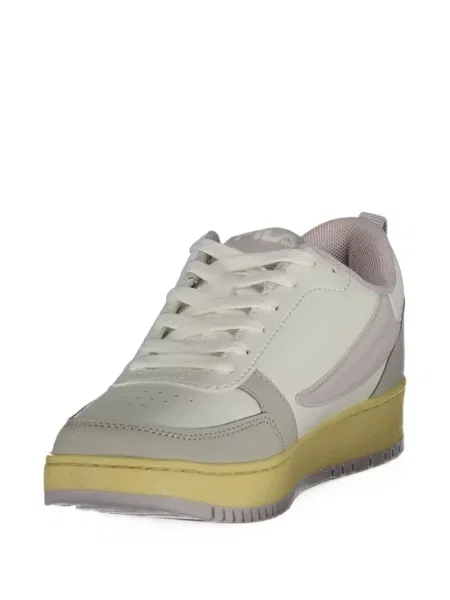 Sneakerși Fila cu broderie alb