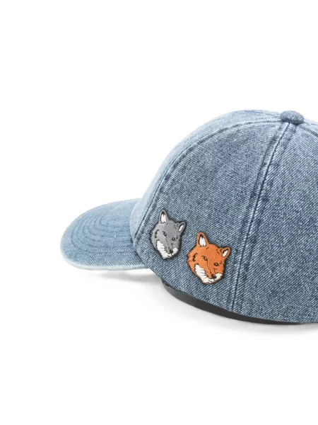 Șapcă Maison Kitsune albastru