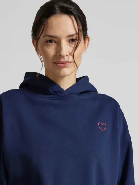 Opus Bluza Z Kapturem Galentine blau niebieska