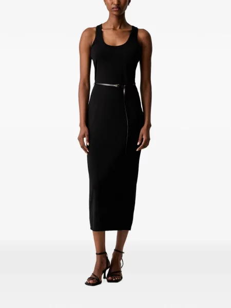 Tricou Michael Michael Kors cu imagine din jerseu cu gât halter roșu