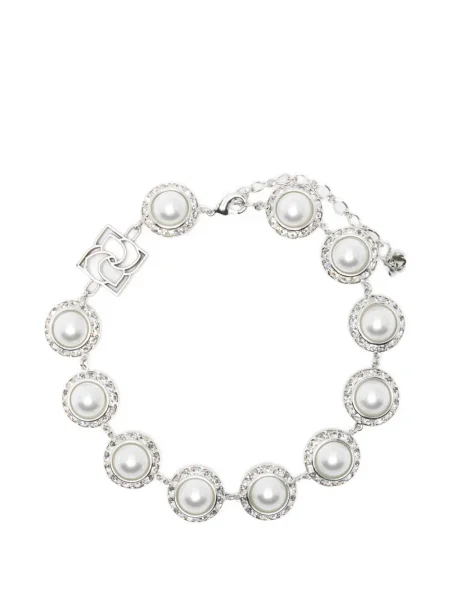Colier Magda Butrym de cristal argintiu