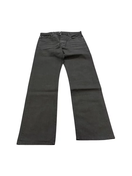 Jeansy straight leg Tom Ford czarne