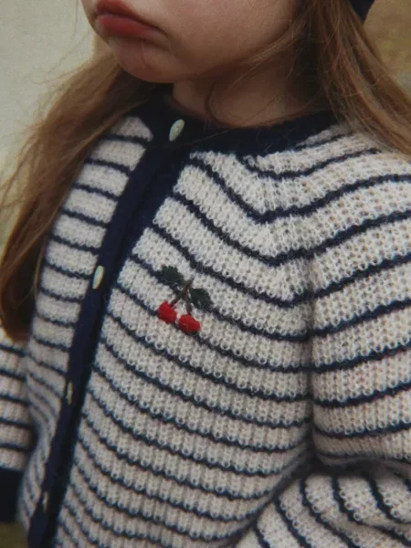 Konges Sløjd kardigan dětský s vlnou BARLI CARDIGAN