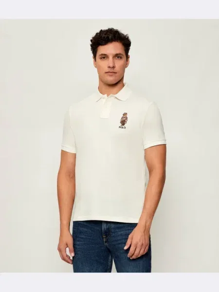 POLO RALPH LAUREN Polo | Custom slim fit alb