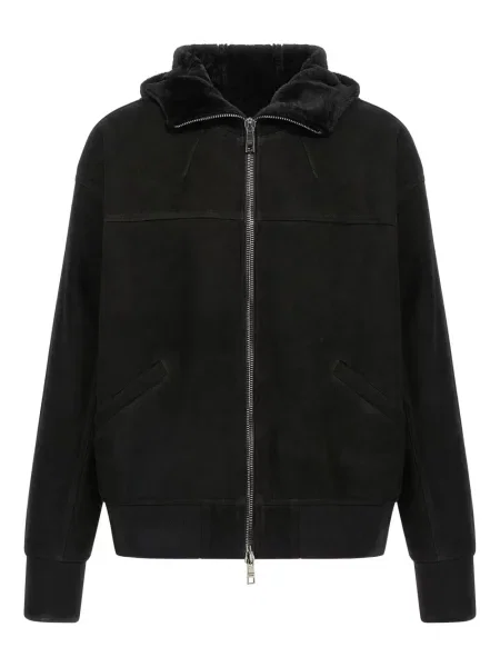 Geanta de piele Giorgio Brato cu glugă negru