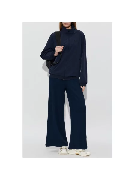 Bluza rozpinana Emporio Armani Ea7 z logo niebieska
