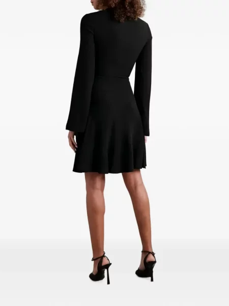 Lung rochie mini Givenchy cu volane negru