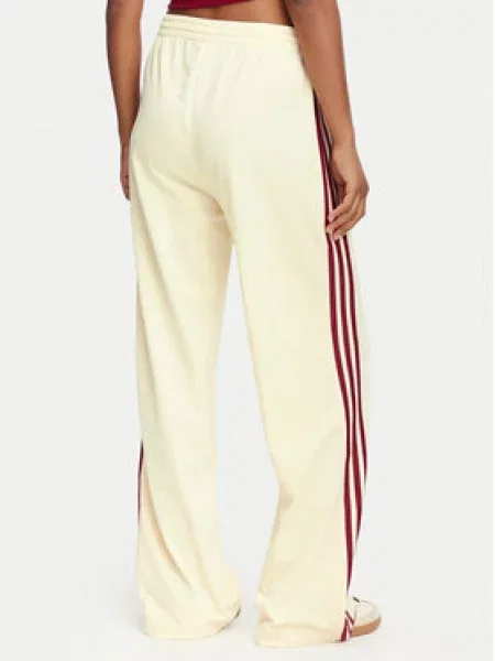 Adidas Sportinės kelnės Firebird Loose Tracksuit Kreminė