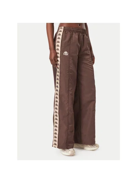 Kappa Spodnji del trenirke Odette Comfort Fit rjava