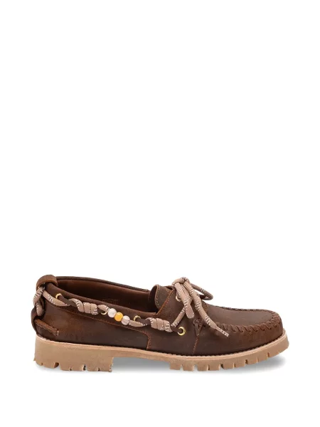 Pantofi loafer Golden Goose din piele de căprioară maro