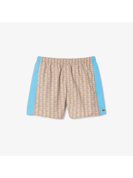 Kąpielówki Lacoste brązowe