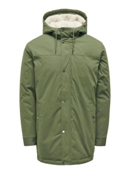Geacă parka Only & Sons alb