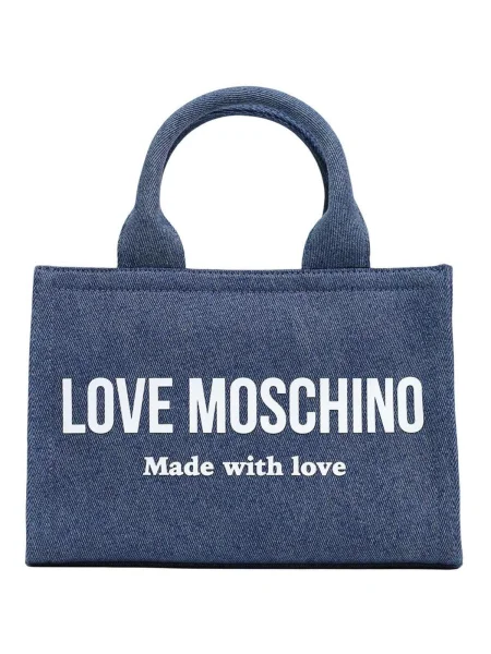 Geantă LOVE MOSCHINO albastru