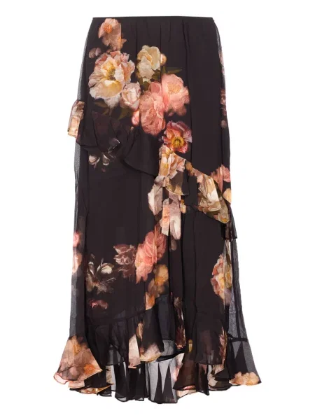 Fustă Zimmermann cu model floral cu imagine negru
