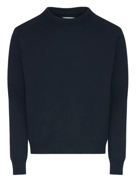 Pulover Maison Margiela din cașmir cu decolteu rotund albastru