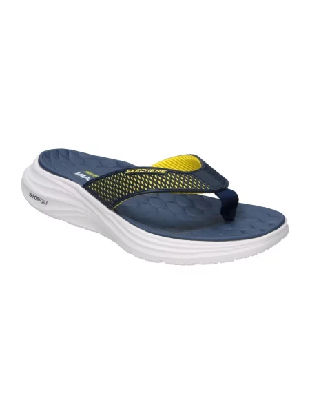 Šľapky Skechers modrá