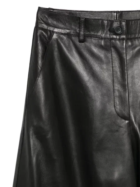 Pantaloni P.a.r.o.s.h. din piele negru