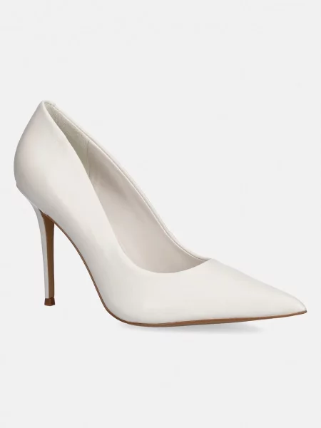 Pantofi cu toc Aldo din piele alb