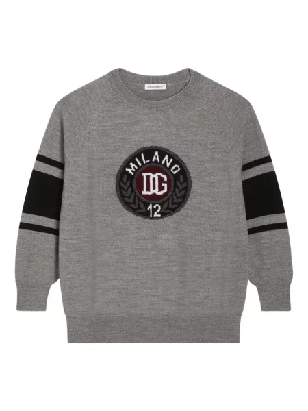 Sweter dziecięcy Dolce And Gabbana szary