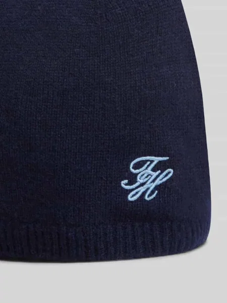 Tommy Hilfiger czapka wełniana granatowa