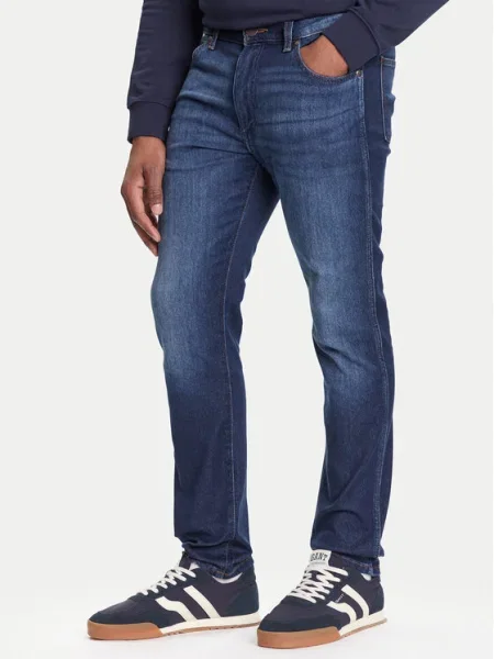 WRANGLER Džínsy LARSTON námornícka modrá