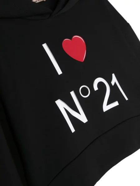 Bluza z kapturem dziecięca N°21 czarna