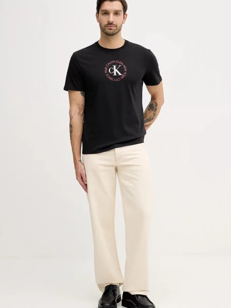 Calvin Klein Jeans tričko čierna