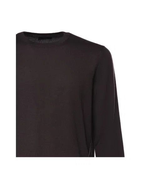 Sweter Fay wełniany brązowy