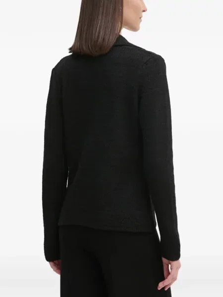 Cardigan Sisley cu rever negru