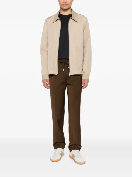 Pantaloni Sandro cu cordon maro