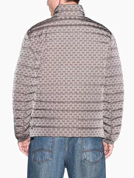 Пуховик Armani Exchange коричневий