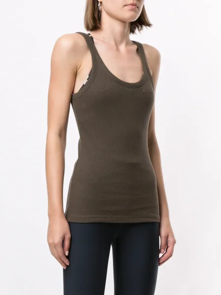 Top The Upside cu nervuri verde