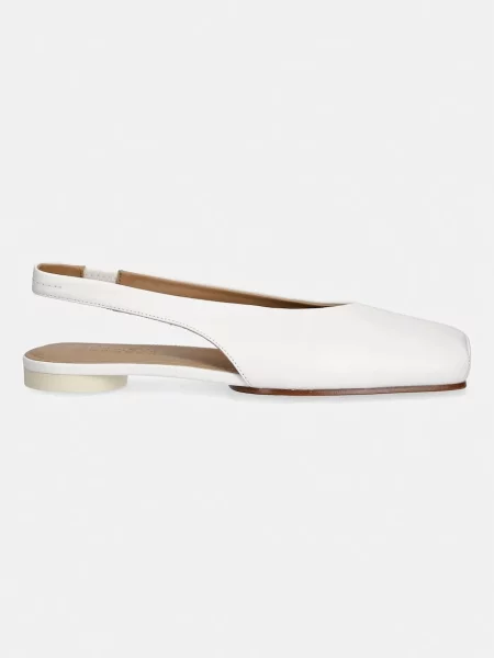 Кожаные балетки Mm6 Maison Margiela