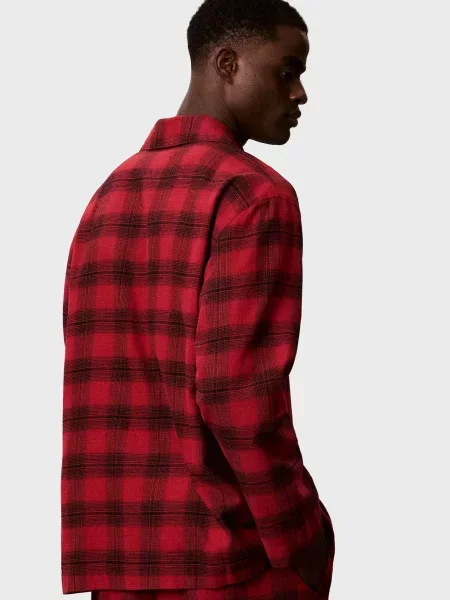 Картата піжама Calvin Klein червона