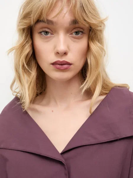 Классическая ошейниковый рубашка Answear.lab черная