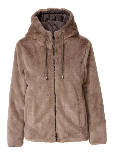 KOROSHI Geacă de primăvară-toamnă maro